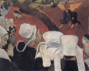 Paul Gauguin The Vision after the Sermon USA oil painting artist